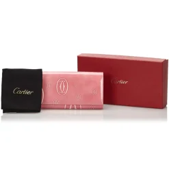 Cartier Vintage - Patent Leather Happy Birthday Long Wallet - Pink - Patent Leather Wallet - Luxury High Quality - Avvenice