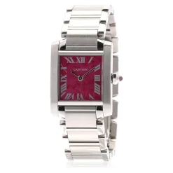Cartier Vintage - Stainless Steel Tank Francaise Quartz Watch W51030Q3 - Cartier Watch in Stainless Steel - Luxury High Quality - Avvenice