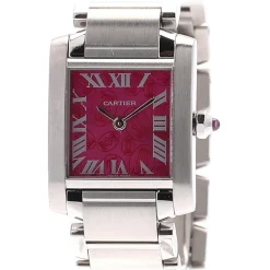 Cartier Vintage - Stainless Steel Tank Francaise Quartz Watch W51030Q3 - Cartier Watch in Stainless Steel - Luxury High Quality - Avvenice