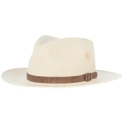 Catalina Jacob - Natural Cowboy Hat - White - Handmade in Italy - Luxury Exclusive Collection - Avvenice