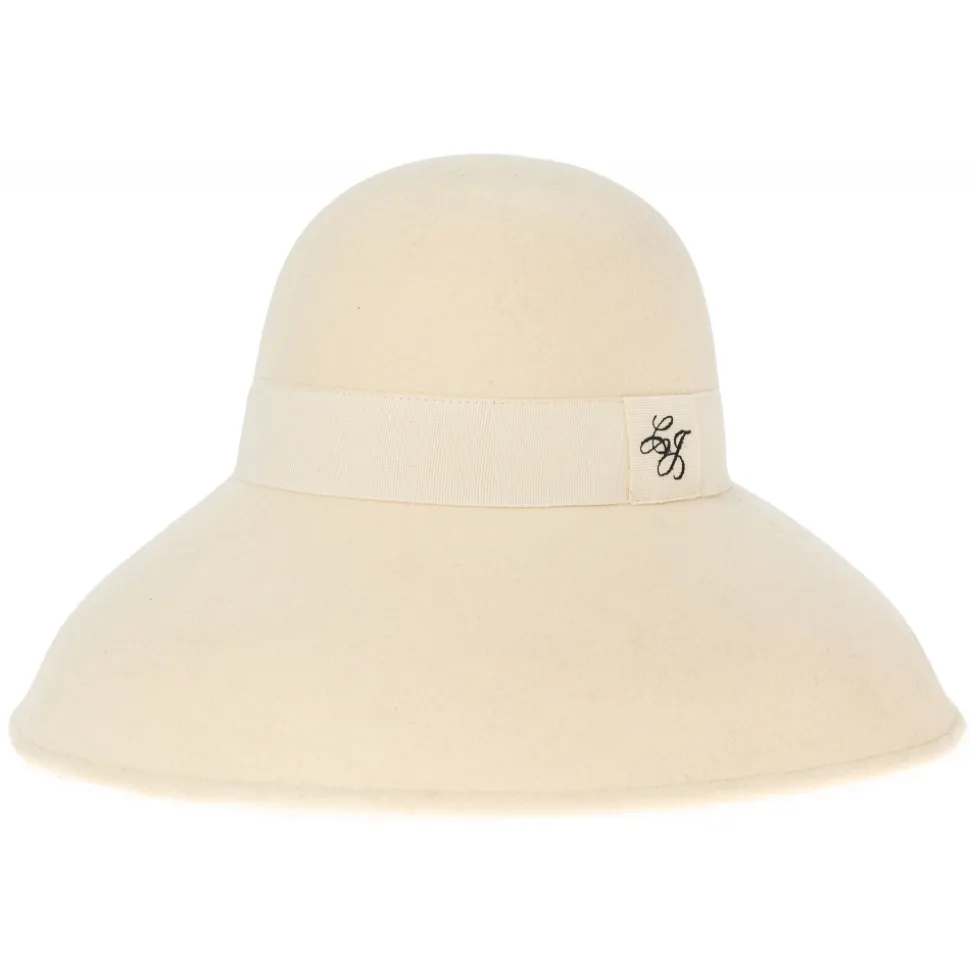 Catalina Jacob - Natural Hat - White - Handmade in Italy - Luxury Exclusive Collection - Avvenice
