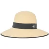 Catalina Jacob - Natural Panama Hat - White Black - Handmade in Italy - Luxury Exclusive Collection - Avvenice