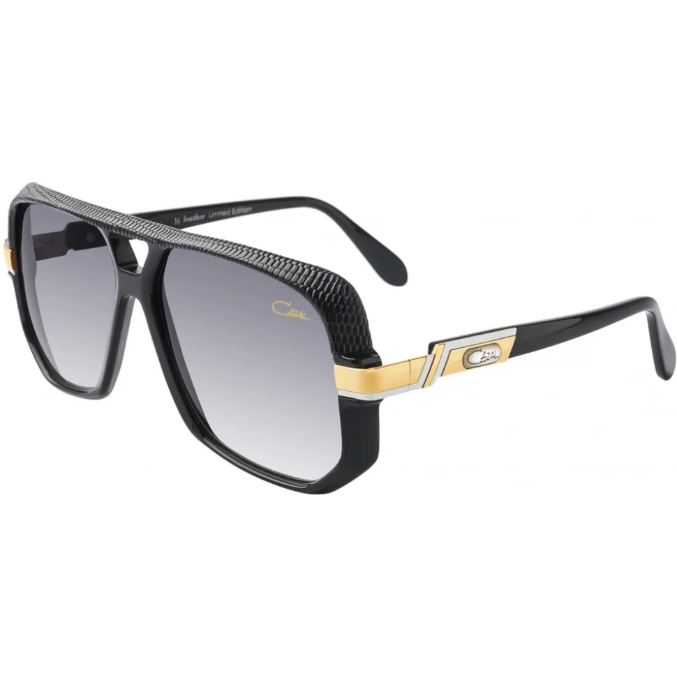Cazal - Vintage 627 3 Leather - Legendary - Black - Sunglasses - Cazal Eyewear - Avvenice
