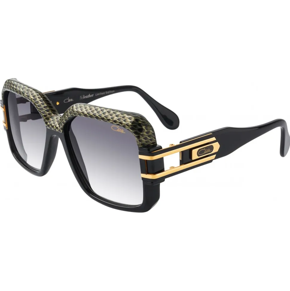 Cazal - Vintage 623 3 Leather - Legendary - Limited Edition - Black Gold - Sunglasses - Cazal Eyewear - Avvenice
