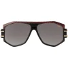 Cazal - Vintage 163 Leather - Legendary - Limited Edition - Black - Red - Sunglasses - Cazal Eyewear - Avvenice