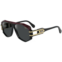 Cazal - Vintage 163 Leather - Legendary - Limited Edition - Black - Red - Sunglasses - Cazal Eyewear - Avvenice