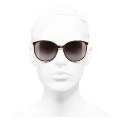 Chanel - Butterfly Sunglasses - Tortoise Brown - Chanel Eyewear - Avvenice