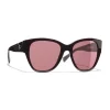 Chanel - Butterfly Sunglasses - Burgundy - Chanel Eyewear - Avvenice