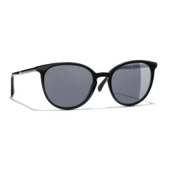 Chanel - Butterfly Sunglasses - Black Gray - Chanel Eyewear - Avvenice