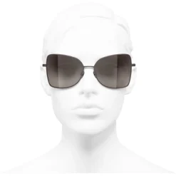 Chanel - Butterfly Sunglasses - Brown - Chanel Eyewear - Avvenice