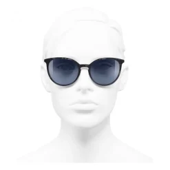 Chanel - Butterfly Sunglasses - Blue - Chanel Eyewear - Avvenice