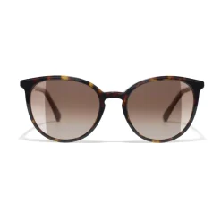 Chanel - Butterfly Sunglasses - Dark Tortoise Brown - Chanel Eyewear - Avvenice