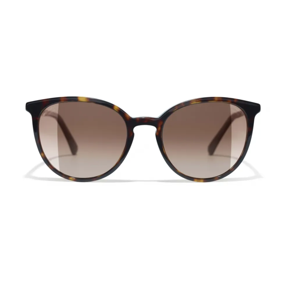 Chanel - Butterfly Sunglasses - Dark Tortoise Brown - Chanel Eyewear - Avvenice