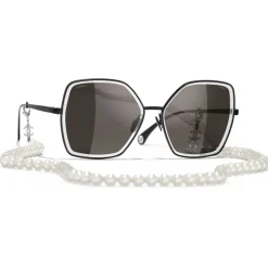 Chanel - Butterfly Sunglasses - Black Gray - Chanel Eyewear - Avvenice