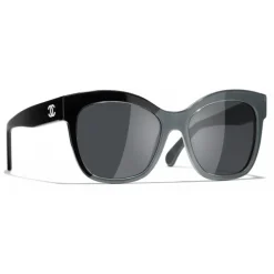Chanel - Butterfly Sunglasses - Black Gray - Chanel Eyewear - Avvenice
