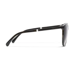 Chanel - Butterfly Sunglasses - Dark Brown Gray - Chanel Eyewear - Avvenice