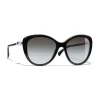 Chanel - Butterfly Sunglasses - Black Gray - Chanel Eyewear - Avvenice