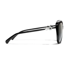 Chanel - Butterfly Sunglasses - Black Gray - Chanel Eyewear - Avvenice