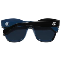 Chanel - Butterfly Sunglasses - Black Blue - Chanel Eyewear - Avvenice
