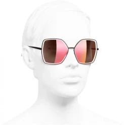 Chanel - Butterfly Sunglasses - Dark Red - Chanel Eyewear - Avvenice