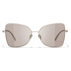 Chanel - Butterfly Sunglasses - Gold Brown - Chanel Eyewear - Avvenice