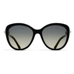 Chanel - Butterfly Sunglasses - Black Gray - Chanel Eyewear - Avvenice