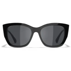 Chanel - Butterfly Sunglasses - Black Gray - Chanel Eyewear - Avvenice