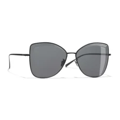 Chanel - Butterfly Sunglasses - Black Gray - Chanel Eyewear - Avvenice
