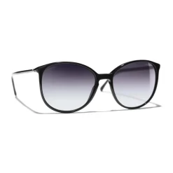 Chanel - Butterfly Sunglasses - Black Gray - Chanel Eyewear - Avvenice