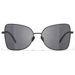 Chanel - Butterfly Sunglasses - Black Gray - Chanel Eyewear - Avvenice