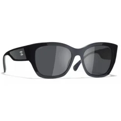 Chanel - Butterfly Sunglasses - Dark Blue Gray - Chanel Eyewear - Avvenice