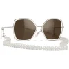 Chanel - Butterfly Sunglasses - Pink Brown - Chanel Eyewear - Avvenice