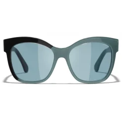 Chanel - Butterfly Sunglasses - Black Green Blue - Chanel Eyewear - Avvenice