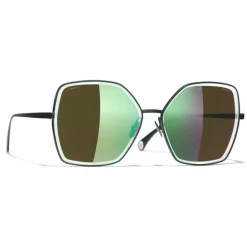 Chanel - Butterfly Sunglasses - Dark Green - Chanel Eyewear - Avvenice