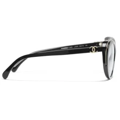Chanel - Cat Eye Sunglasses - Black Trasparent - Chanel Eyewear - Avvenice