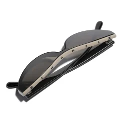 Chanel - Cat Eye Sunglasses - Black Beige Brown - Chanel Eyewear - Avvenice