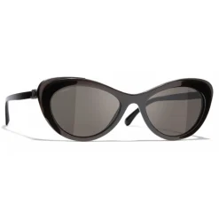 Chanel - Cat Eye Sunglasses - Brown - Chanel Eyewear - Avvenice