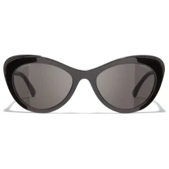 Chanel - Cat Eye Sunglasses - Brown - Chanel Eyewear - Avvenice