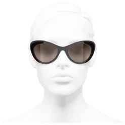 Chanel - Cat Eye Sunglasses - Brown - Chanel Eyewear - Avvenice