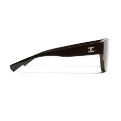 Chanel - Cat Eye Sunglasses - Brown - Chanel Eyewear - Avvenice