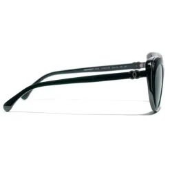 Chanel - Cat Eye Sunglasses - Green - Chanel Eyewear - Avvenice