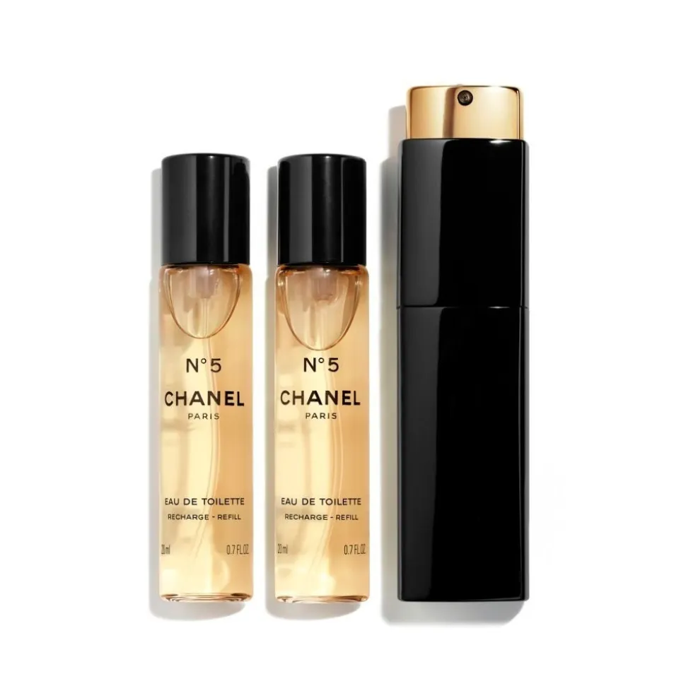 Chanel - N°5 - Eau De Toilette Handbag Vaporizer - Luxury Fragrances - 3x20 ml - Avvenice