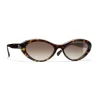 Chanel - Oval Sunglasses - Dark Tortoise Brown - Chanel Eyewear - Avvenice