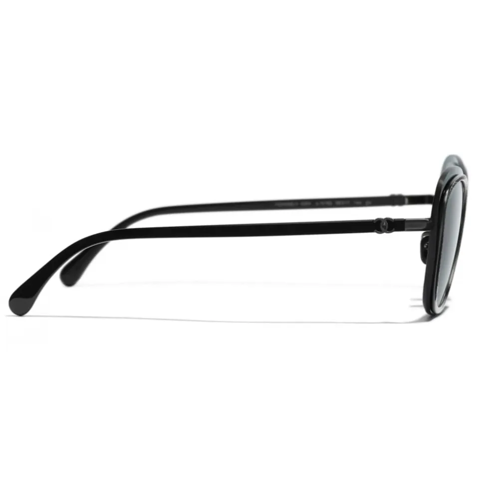 Chanel - Pantos Sunglasses - Black Green - Chanel Eyewear - Avvenice