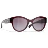 Chanel - Pantos Sunglasses - Dark Red - Chanel Eyewear - Avvenice