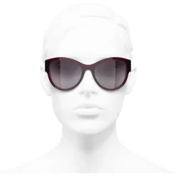 Chanel - Pantos Sunglasses - Dark Red - Chanel Eyewear - Avvenice