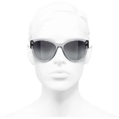 Chanel - Pantos Sunglasses - Gray Gradient - Chanel Eyewear - Avvenice