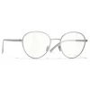 Chanel - Pantos Sunglasses - Silver Transparent - Chanel Eyewear - Avvenice