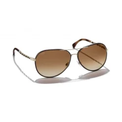 Chanel - Pilot Sunglasses - Gold Brown - Chanel Eyewear - Avvenice