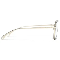 Chanel - Pilot Sunglasses - Gold Gray Transparent - Chanel Eyewear - Avvenice